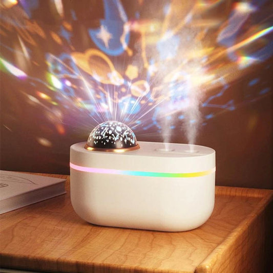 Umidificador e Projetor de Luzes USB Umido - 0004 Conceito Branco 